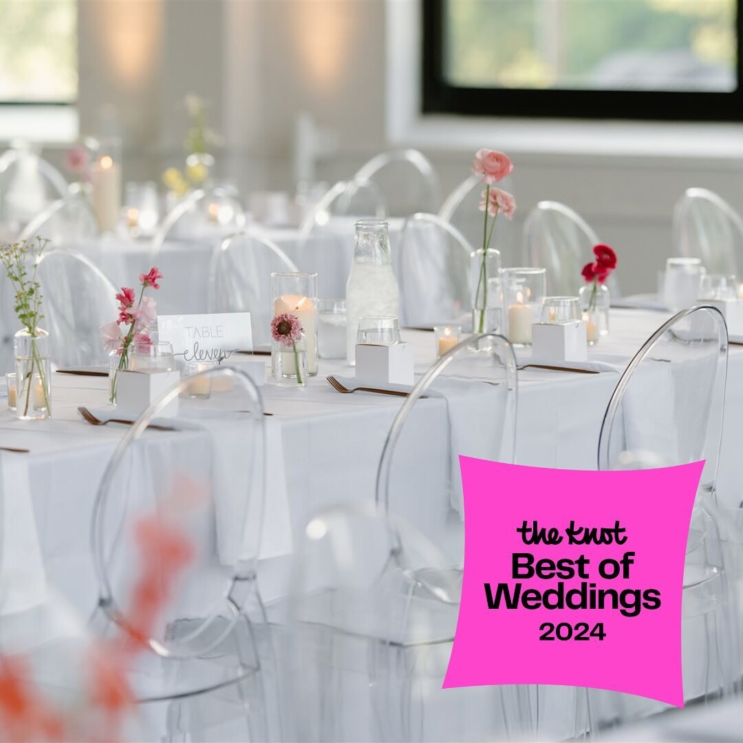 We&rsquo;re thrilled to announce that we&rsquo;ve won The Knot&rsquo;s Best of Weddings award for our fifth consecutive year!
🎉
This award represents the highest-rated wedding professionals on The Knot, based on real reviews. We cannot thank our ama