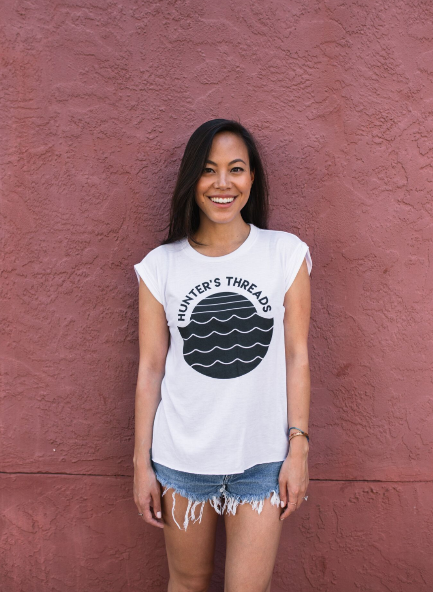 Bold Hunter's Threads White T Double Length_Angela 2.png