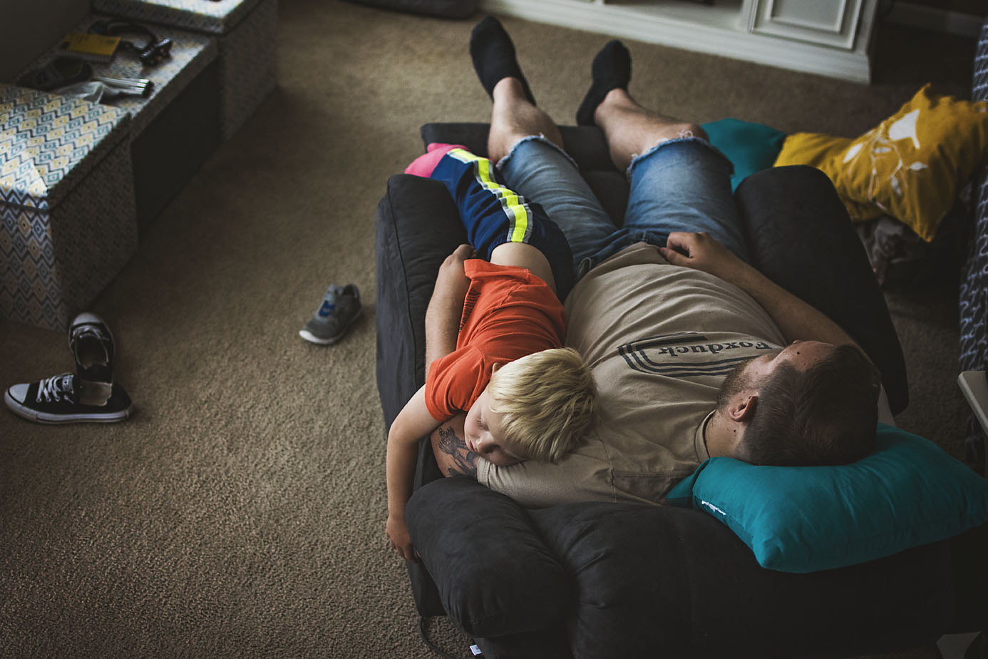 being a dad is exhausting some days