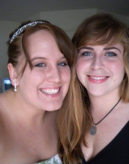 Her and I on my wedding day- May 2009