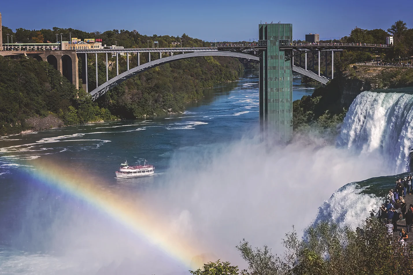 for any of my Office fanatics out there that is the Maid of the Mist. The company that Jim and Pam used when they got married on the boat at the Niagra Falls. 