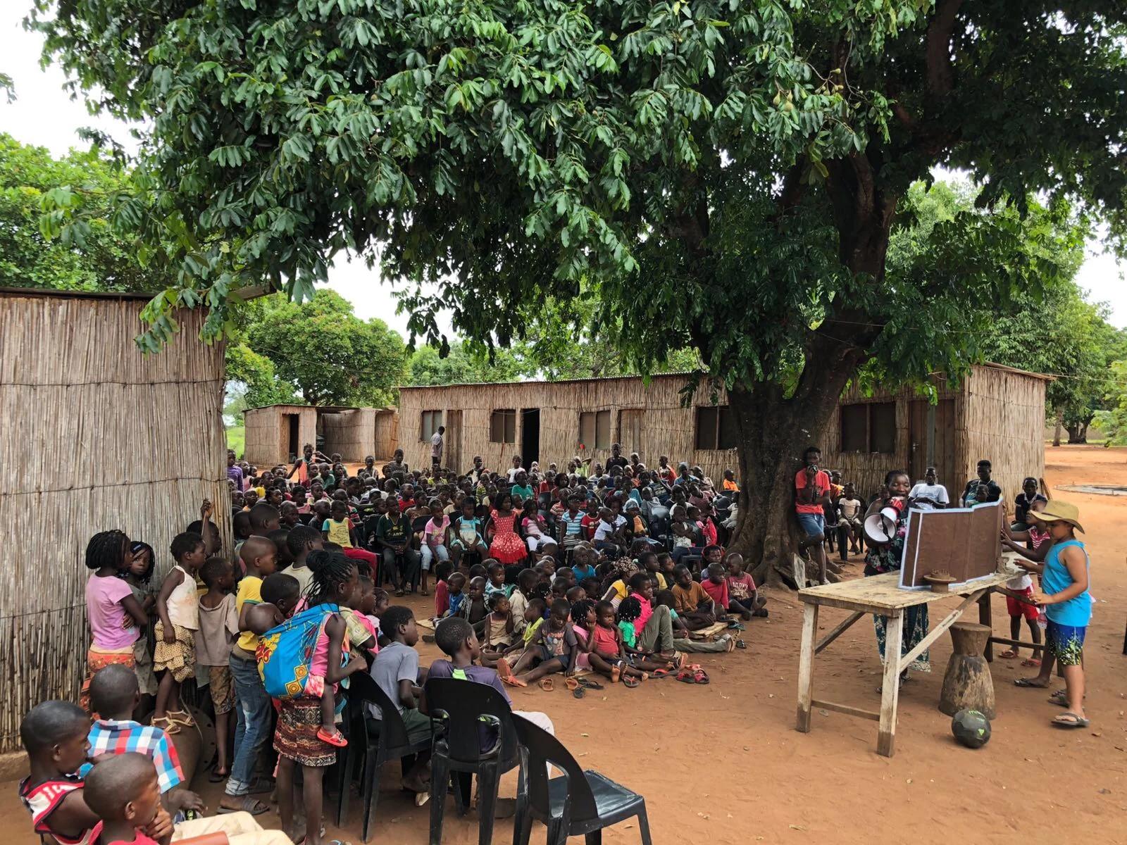 Kids learning about Jesus, they ready for sports.