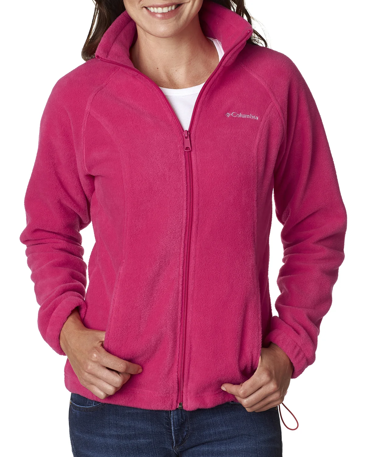columbia pink fleece
