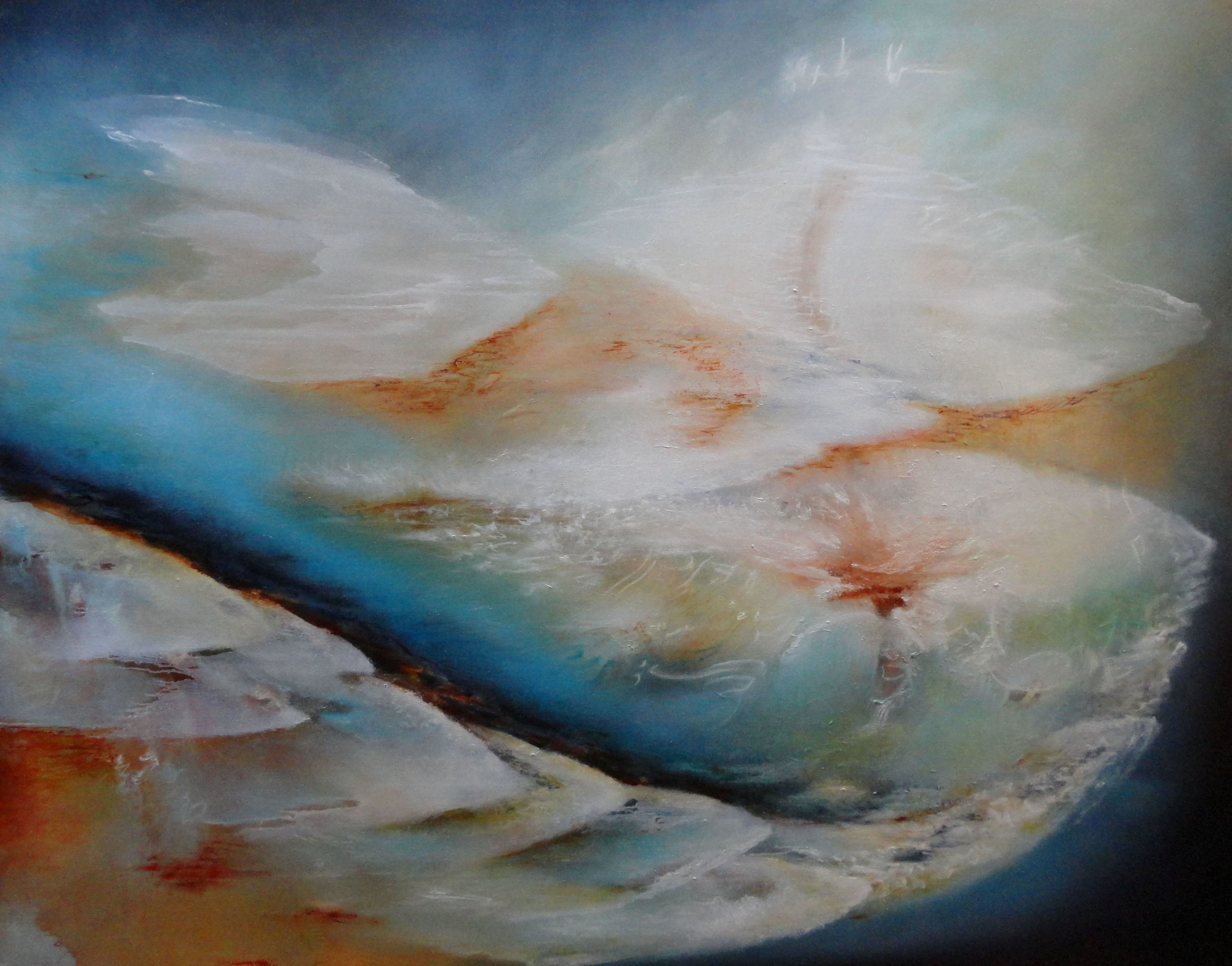Arensky Piano Trio Nr. 1, 2012, oil on canvas, 48"x60", status: Private Collection