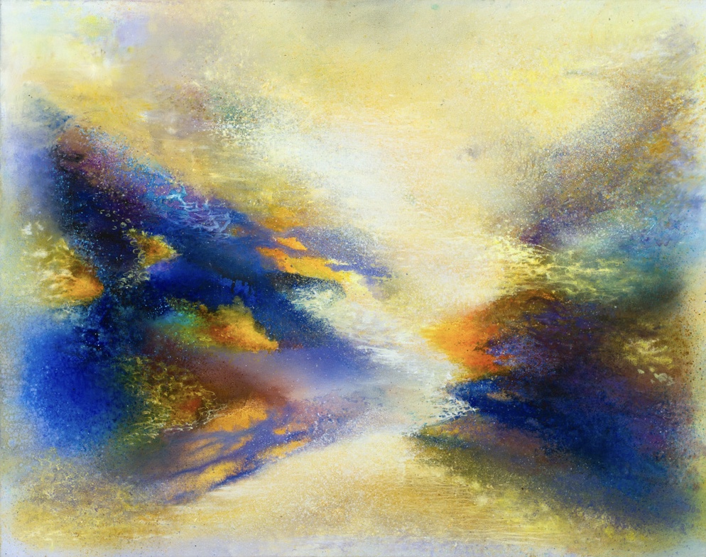Color Exercise "River of Light", 2017, Private Collection, Basel, Switzerland