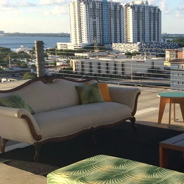 Vintage Sofa by Ronen Rental Boutique Event Furnishings