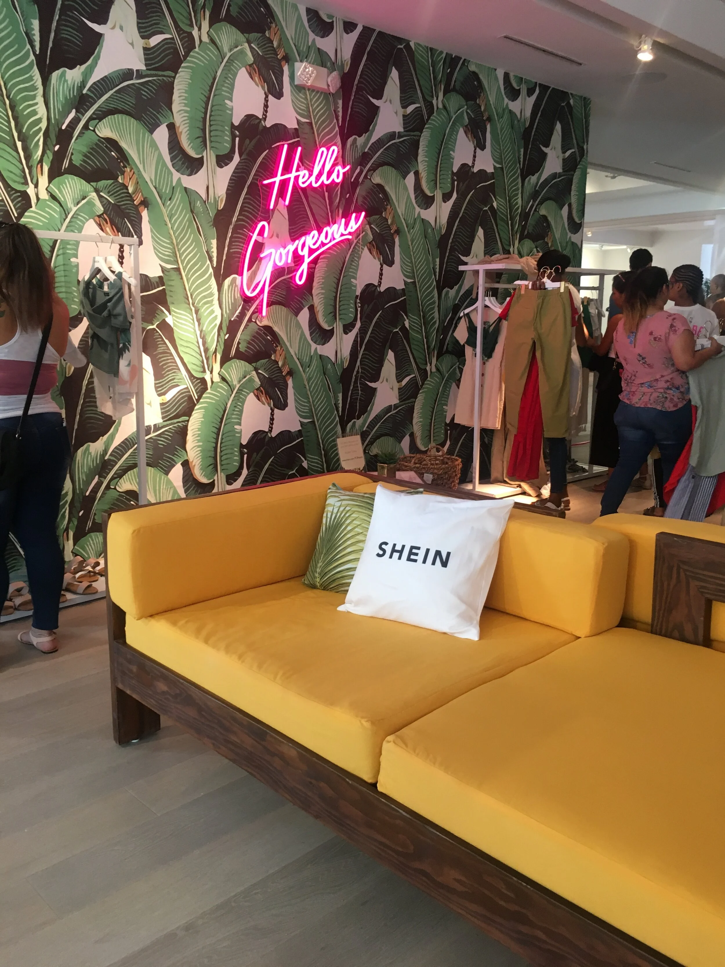 modern furniture rentals for events, brand activations, and pop up shops in Miami