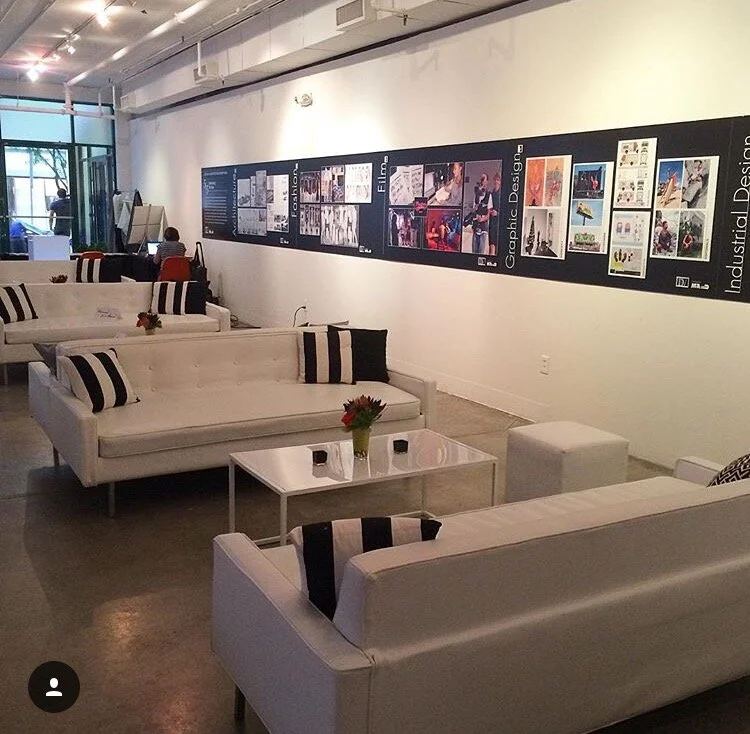 modern lounge furniture rentals for events in miami. hospitality suite lounges, VIP lounges, conference lounges in miami.