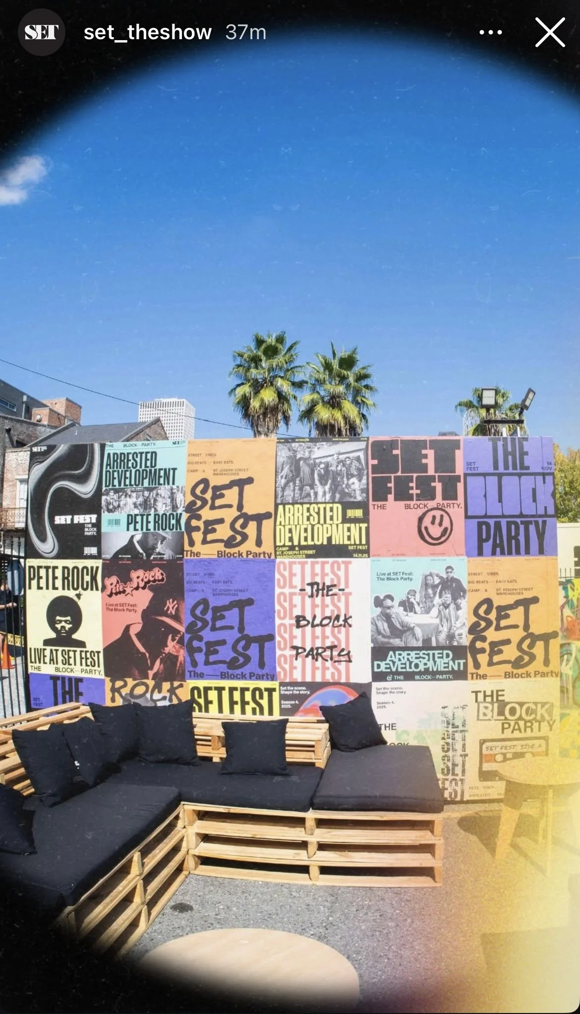 Poster walls at Set Fest New Orleans