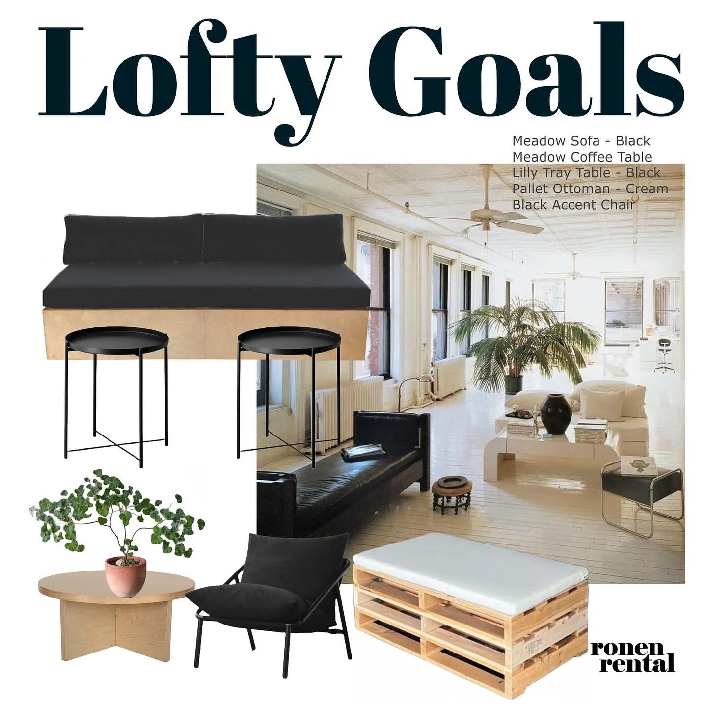 Curated look: Lofty Goals 🖤

Loft spaces and warehouses have a built-in hospitality energy, defined by open layouts and architectural details that add character. It&rsquo;s where events feel exclusive as if you &lsquo;need to know the host who owns 