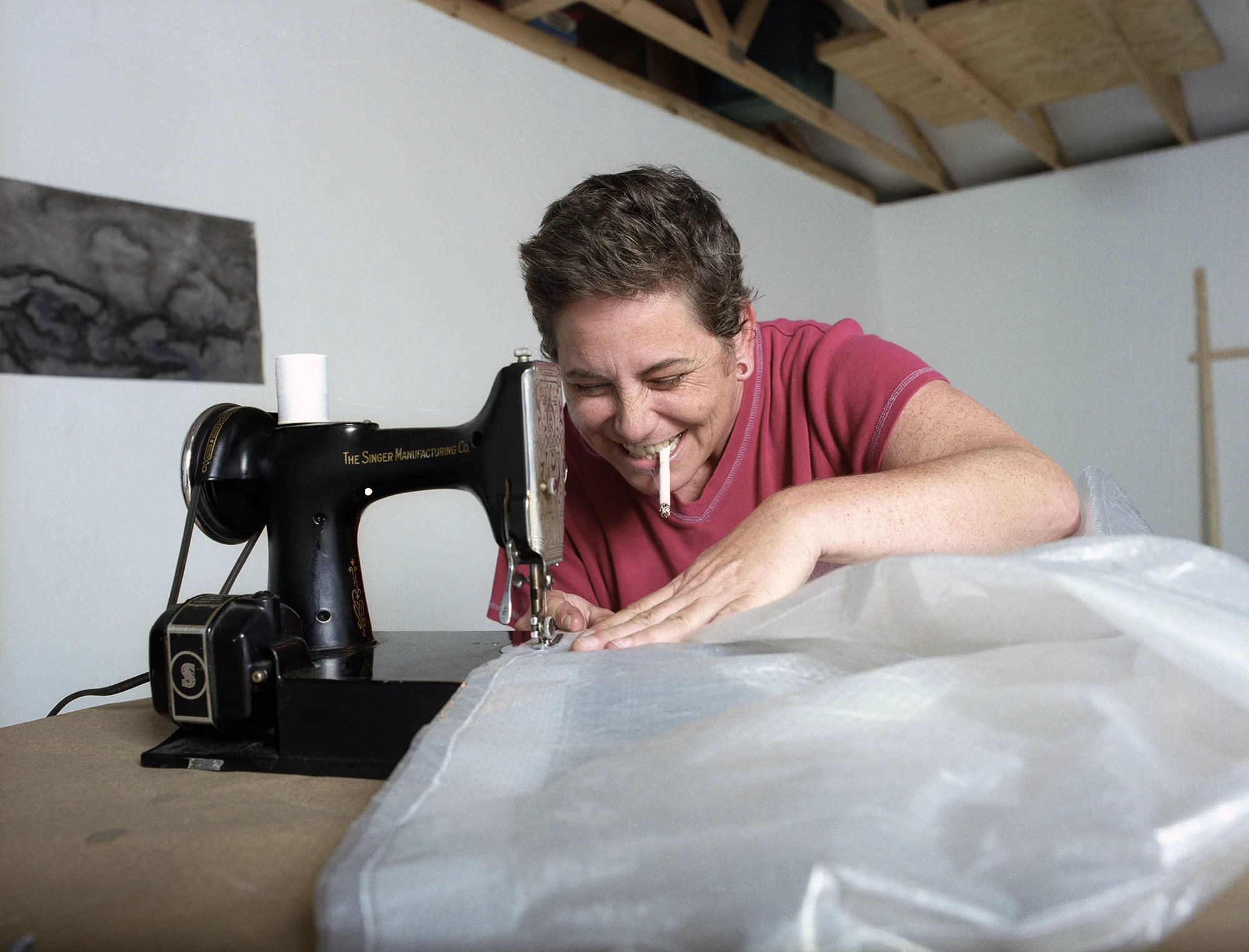 Martha in her Studio, 2007