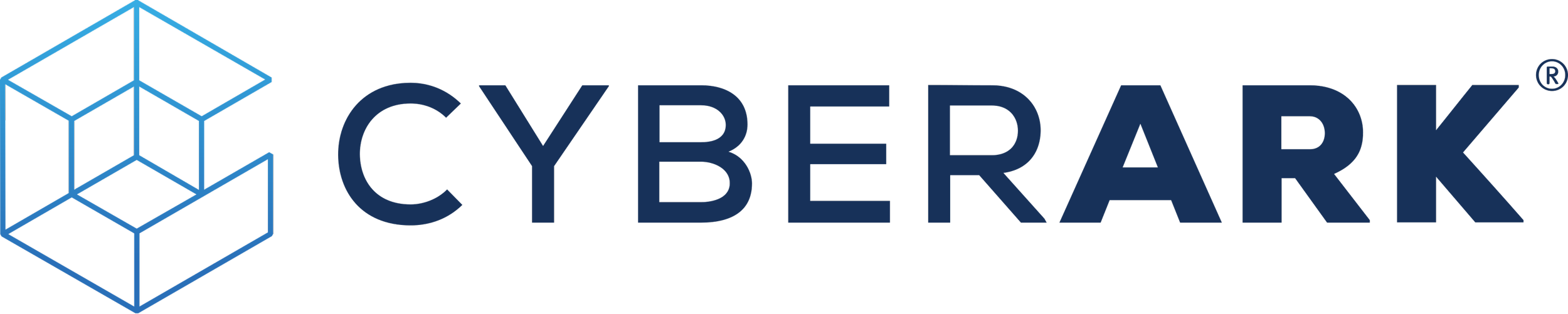 CyberArk logo with stylized cube design