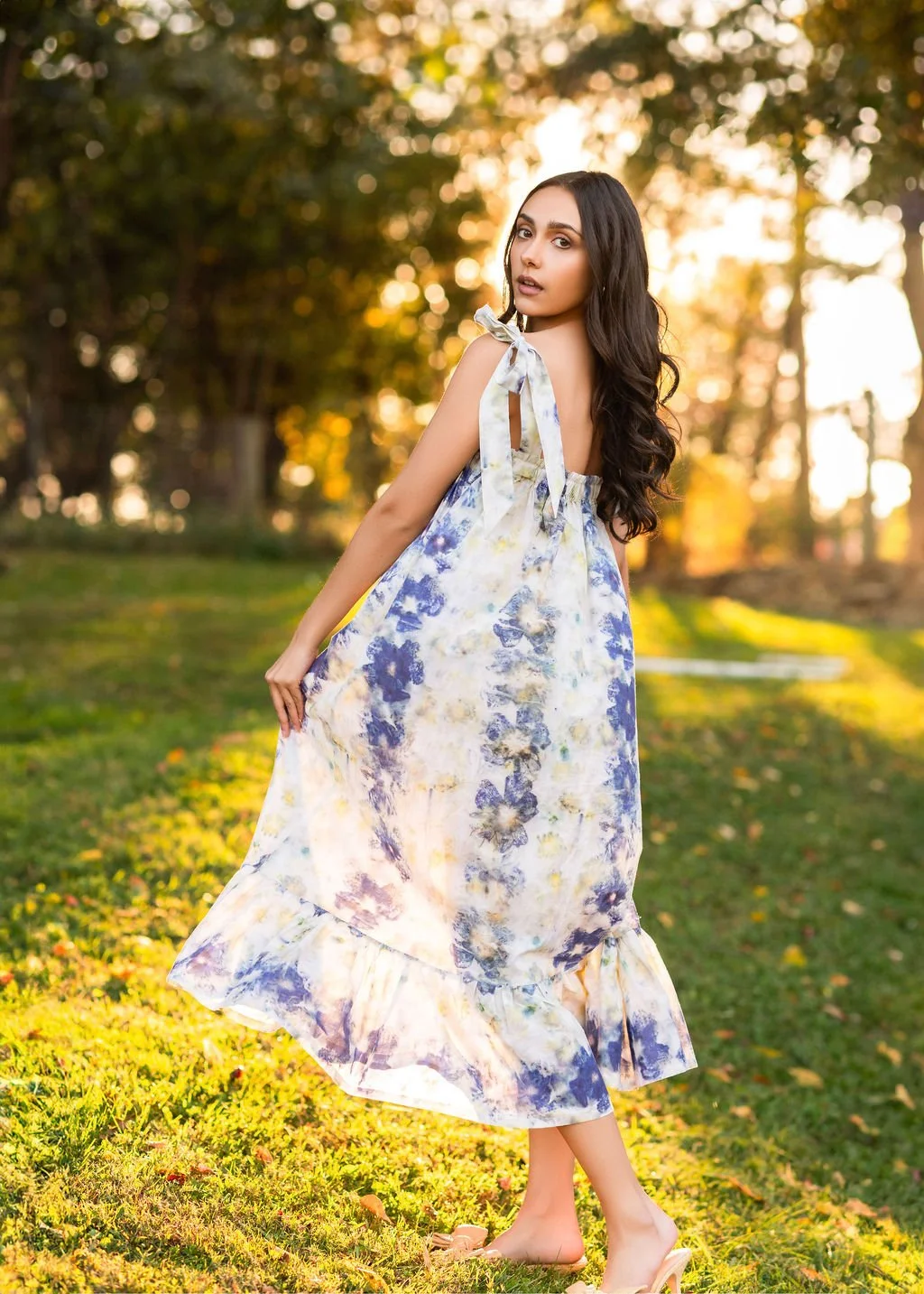 June Sundress - Hollyhock