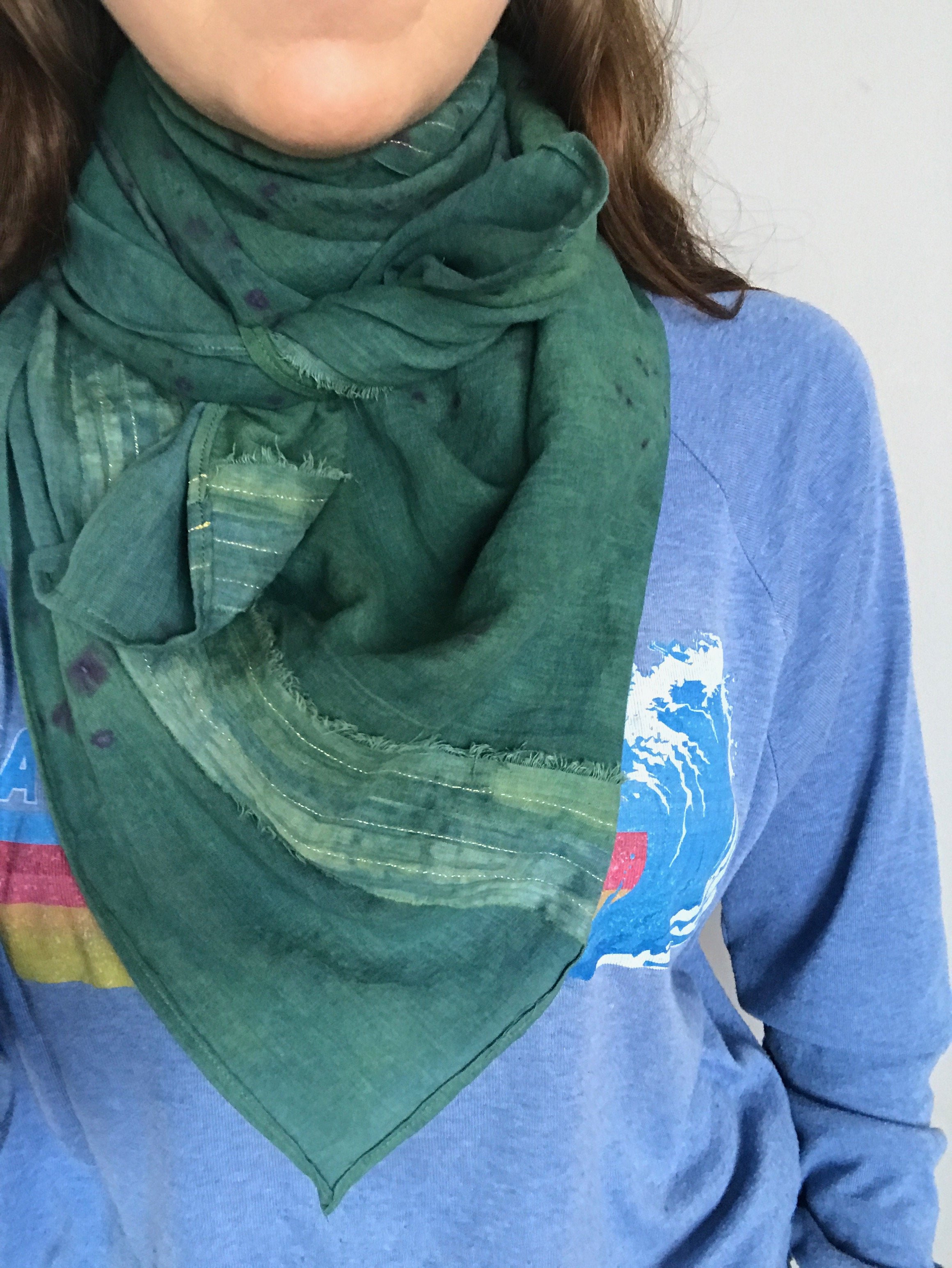 cotton square scarf