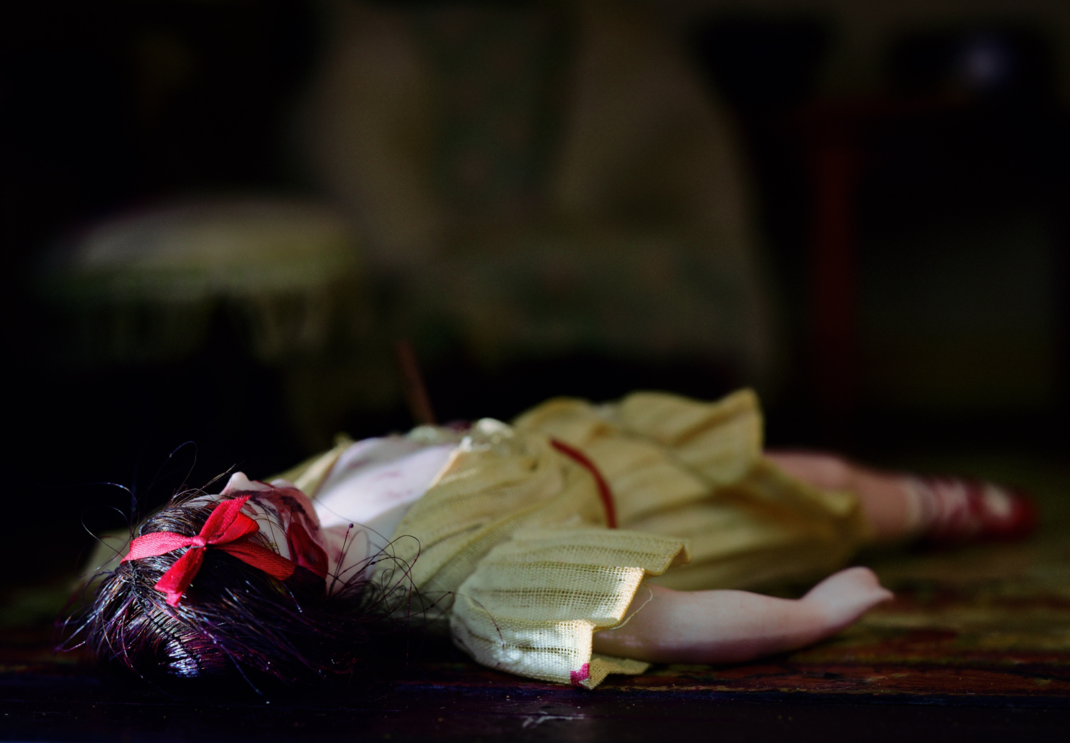 Parsonage Parlor (doll) from "The Nutshell Studies of Unexplained Death"