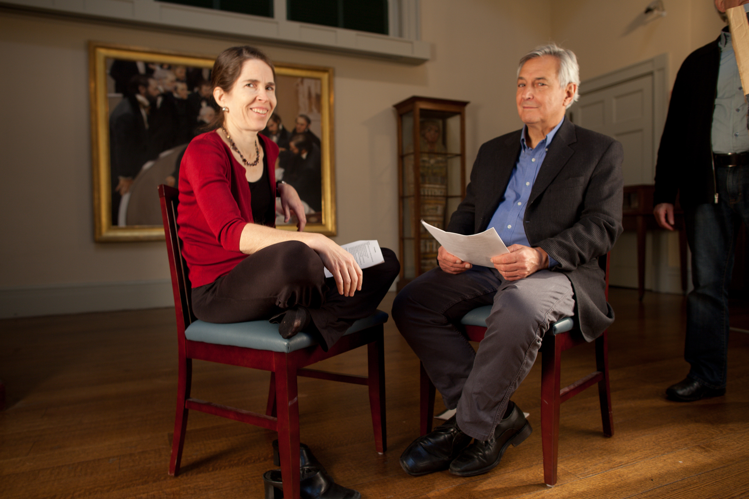  On the set of Bedside Manner,&nbsp;Ether Dome, Massachusetts General Hospital 