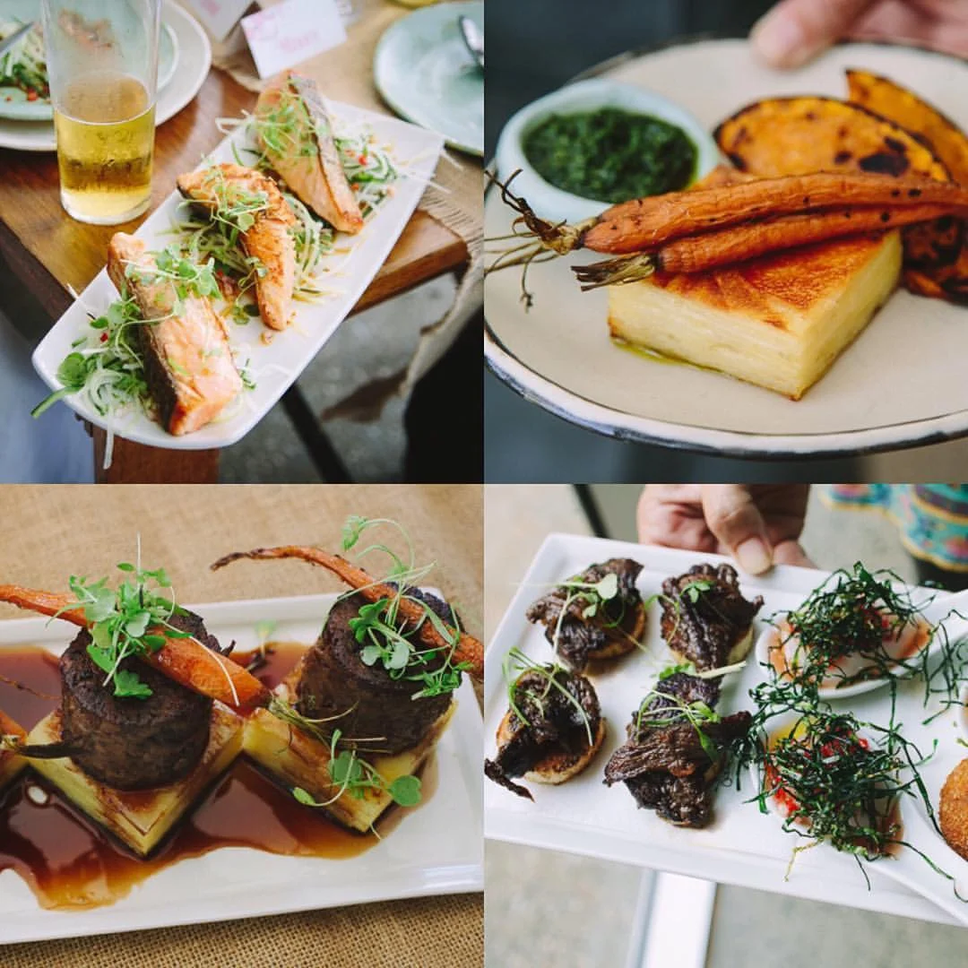 Banging fair @belongilbistro, seriously mouthwatering stuff from Hiro &amp; Sebastian&rsquo;s luncheon wedding #yum #belongilbistro #byronbaywedding #byronbayweddingphotography #foodphotography  (at Belongil Bistro)
