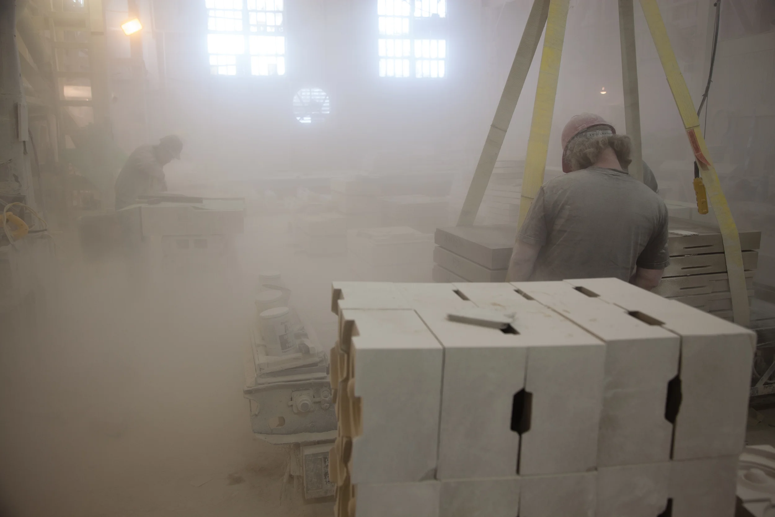 Architectural Stone Sales, Bedford, Indiana Series commissioned by Traditional Arts Indiana 2013