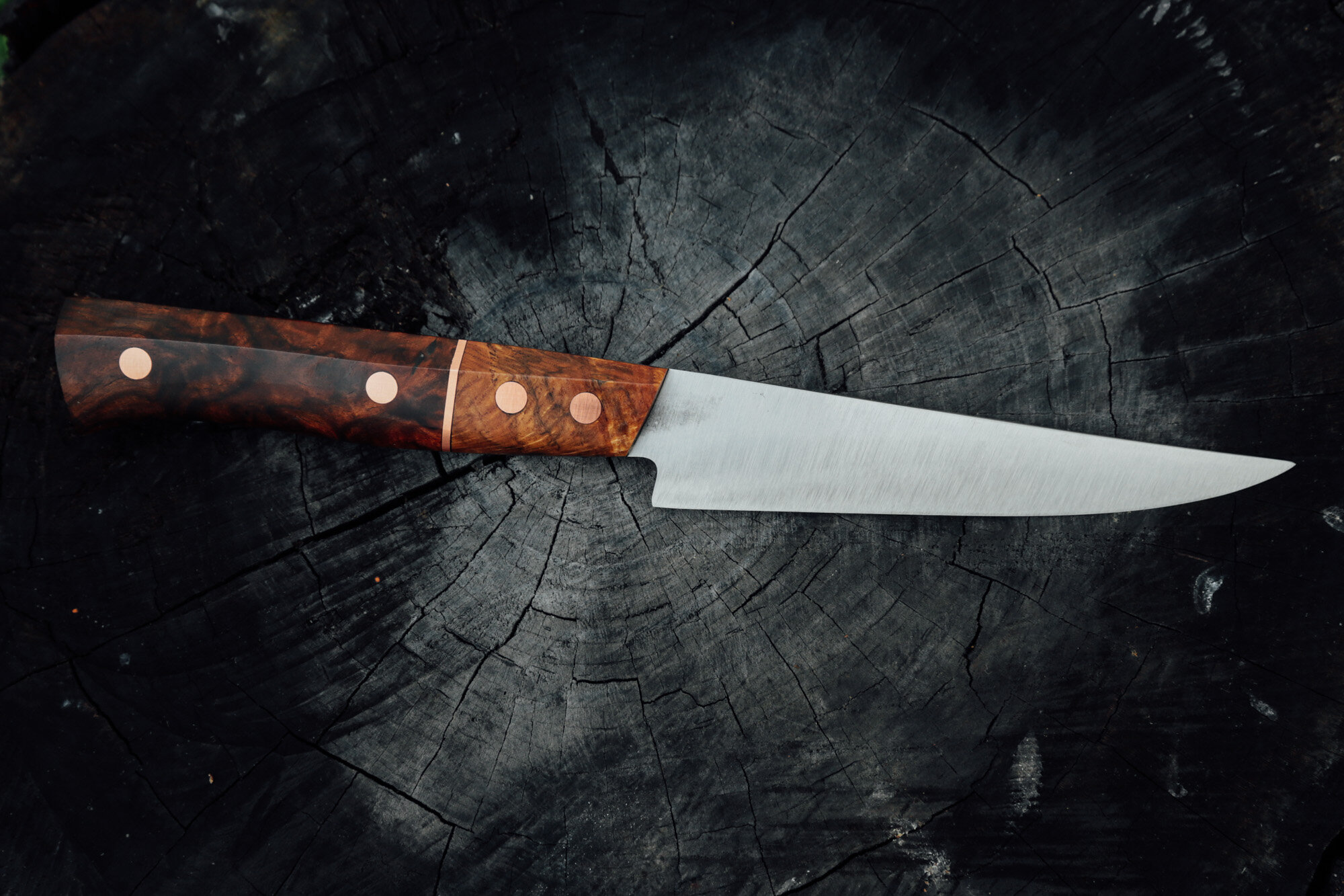 SaturnKnives - Mimas - Sleipner & Santos Wood - knife