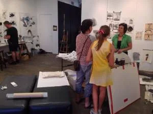  Jude Roberts with visitors