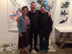 L to R: Jude Roberts, Sam Eyles, Carolyn V Watson