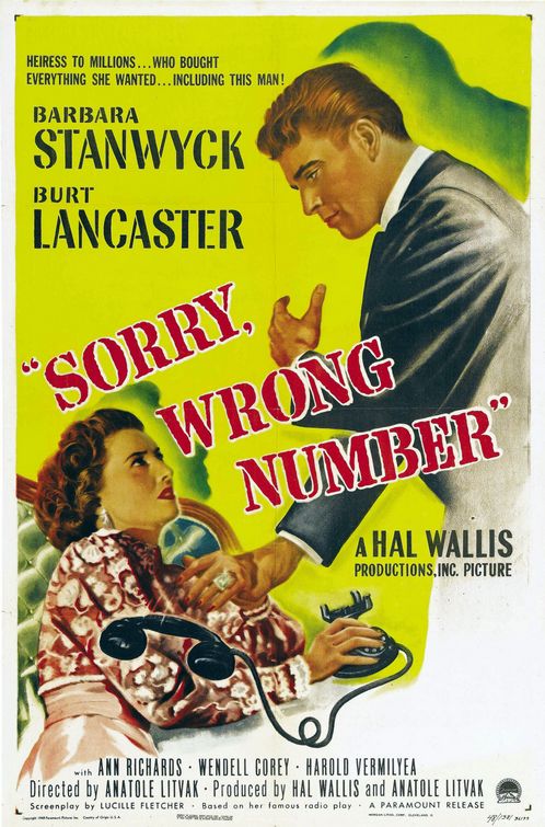 SORRY, WRONG NUMBER