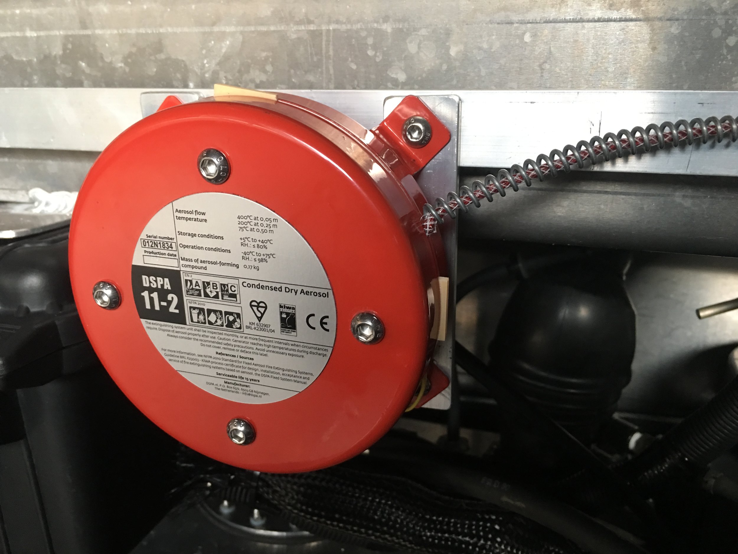 DSPA Fire supression system — WattsCraft
