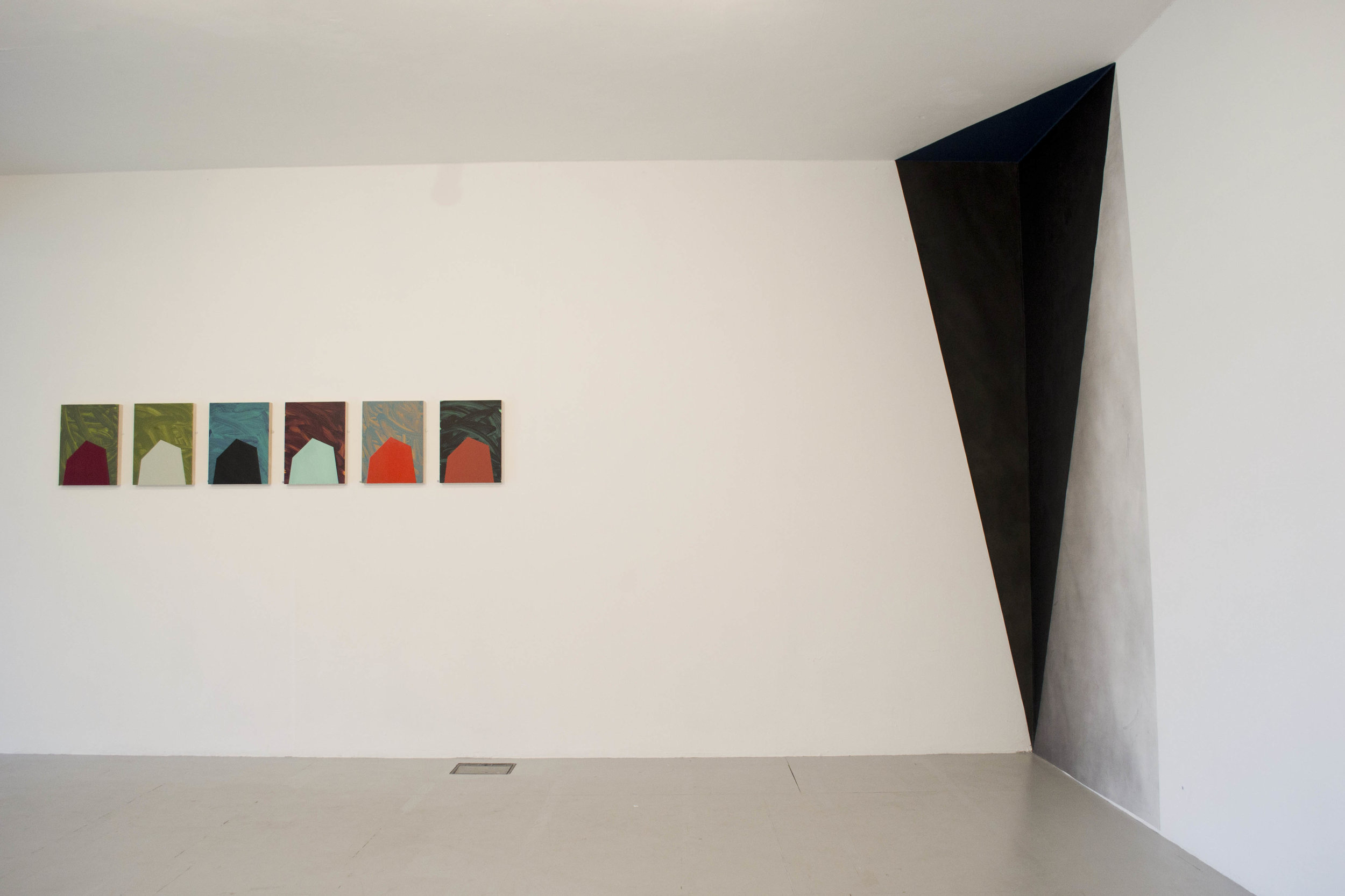 Floor to Ceiling Patrick O'Donnell and Tower series Johanna Melvin in situ Hardpainting.jpg