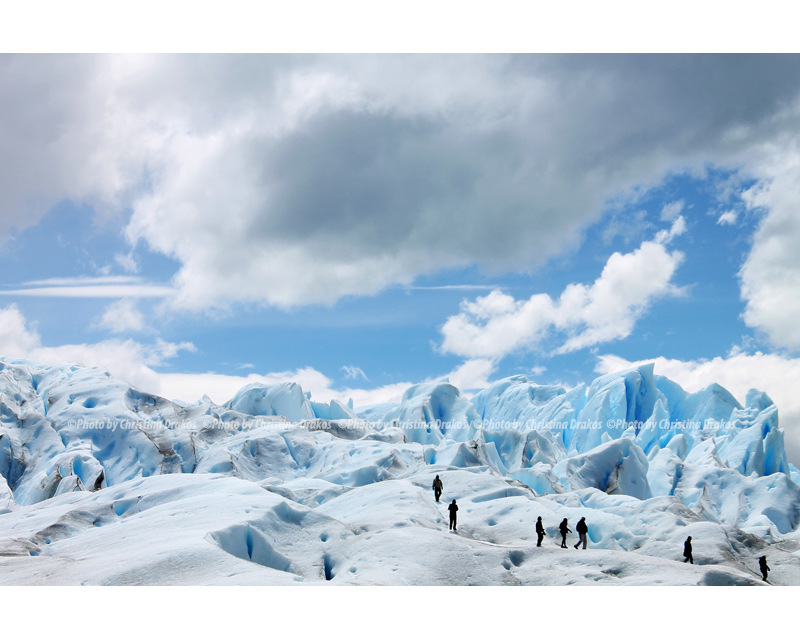 © Photo by Christina Drakos (EFIAP – RISF3) Trekking at Perito Moreno - Patagonia