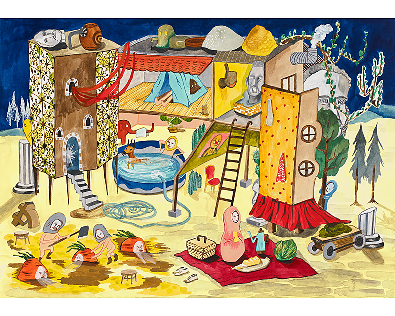Kunst4Kids - Museum Boijmans Van Beuningen in Rotterdam - by Chiaki Kamikawa - Limited edition Giclée Fine-Art Print