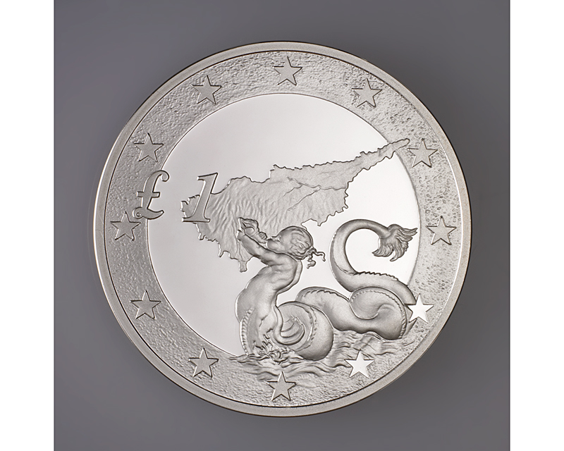  Triton - Central Bank of Cyprus - Coin designed by Clara Zacharaki Georghiou    