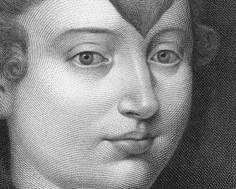 Caterina Cornaro, Queen of Cyprus - engraving