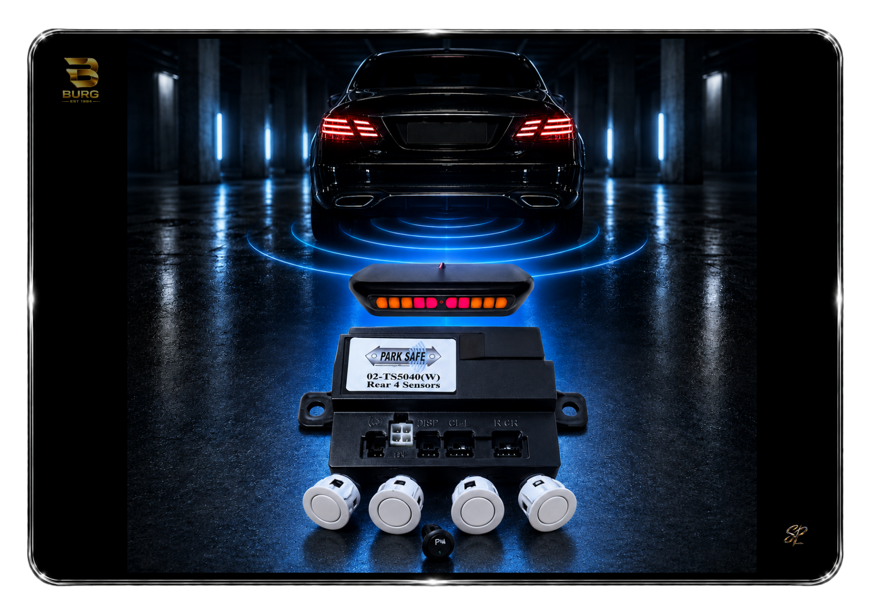 REVERSING SENSORS WHITE SENSORS 5 YEAR WARRANTY SKU:02-TS5040W