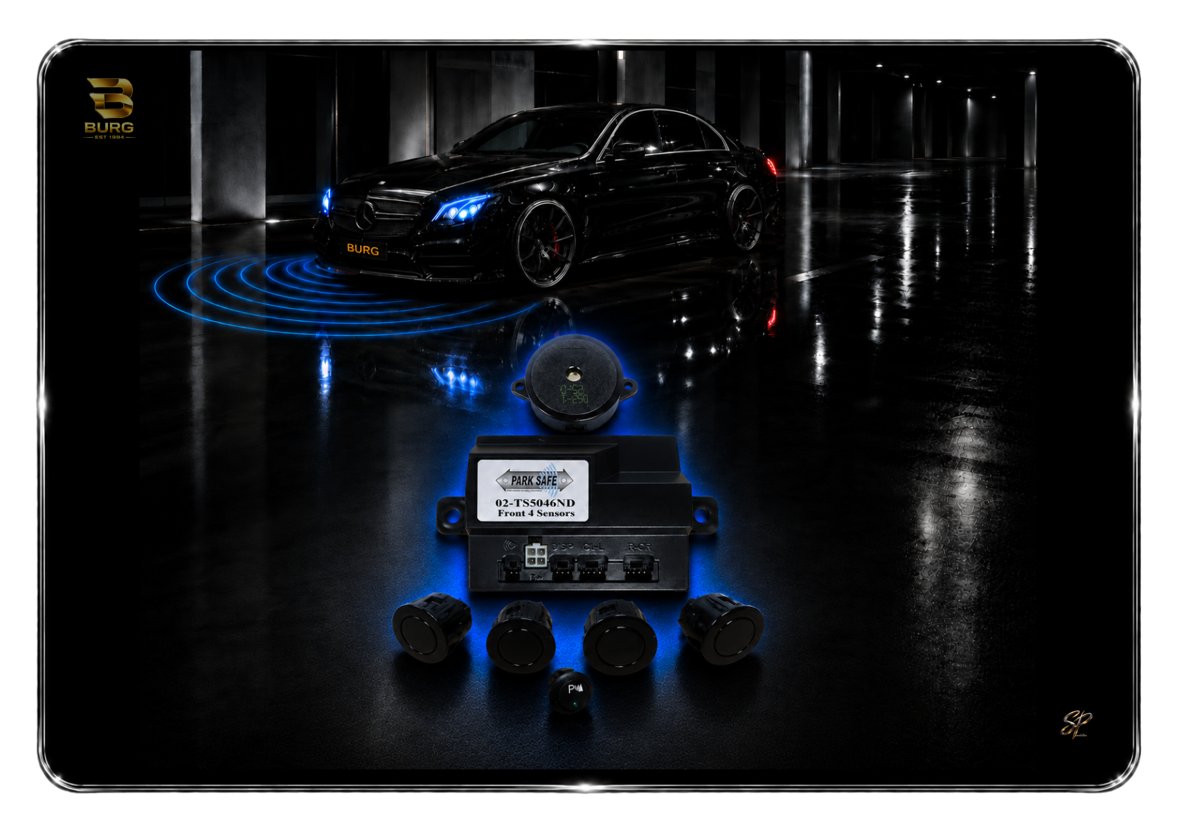 WIRED FRONT PARKING SENSORS + BEEPER SKU:02-TS5046(ND)