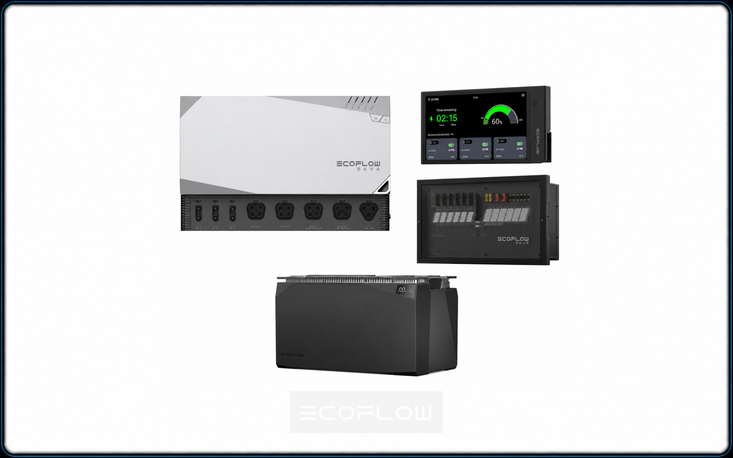 EcoFlow 5kWh Power Kits – 5KVA Inverter and 5KVA Battery