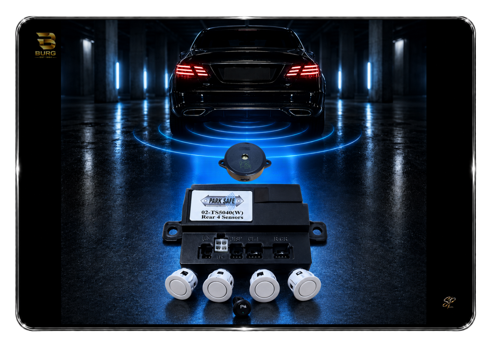 REVERSING SENSORS WHITE SENSORS 5 YEAR WARRANTY SKU:02-TS5040W  ND