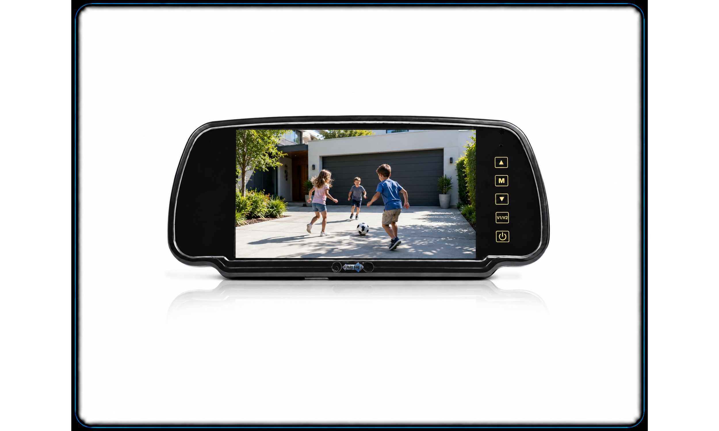 7" Mirror Large Screen Monitor Only Clip-Over Model (SKU:26-063C))