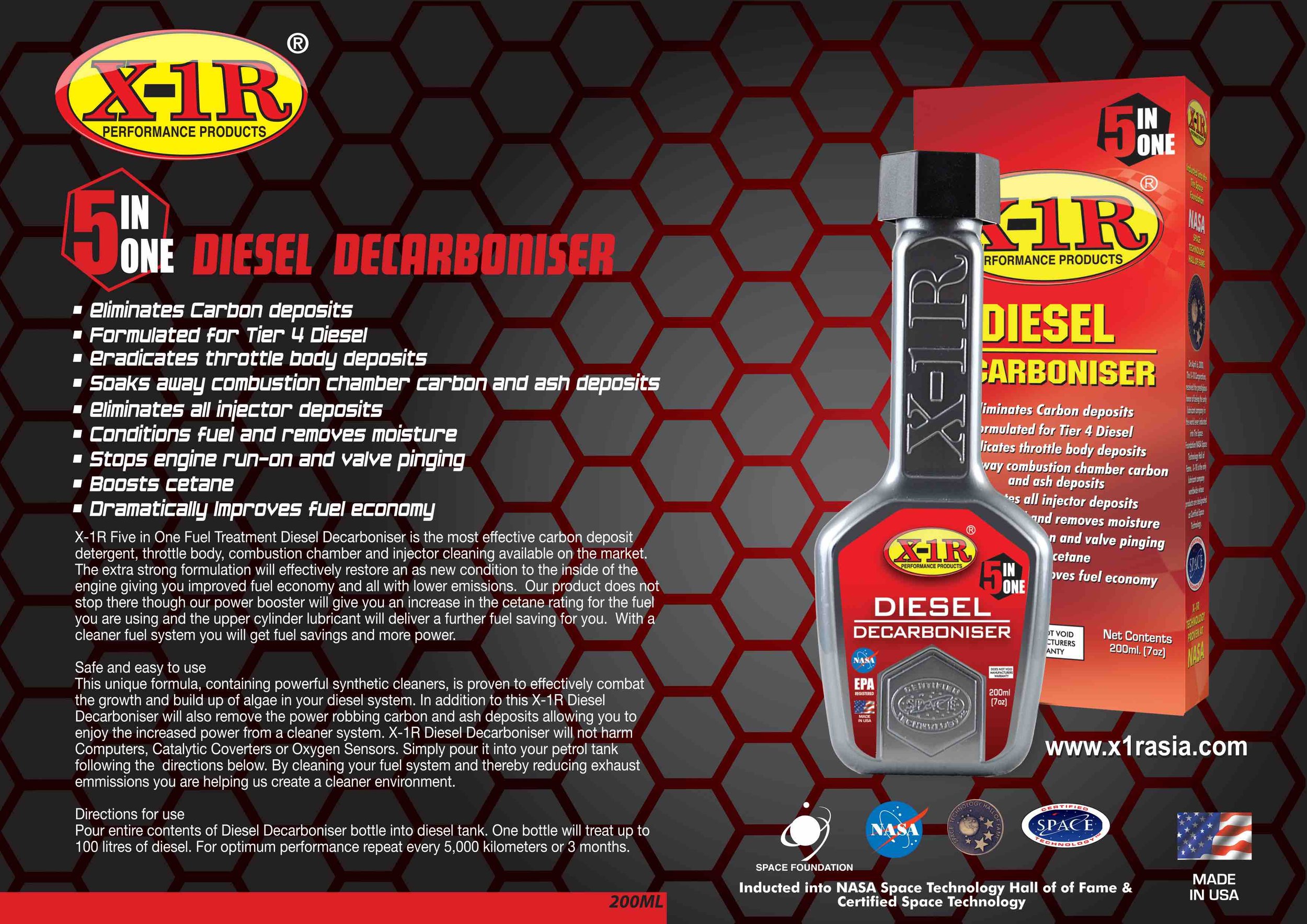 X1R Engine Oil and Fuel Treatments now available online at