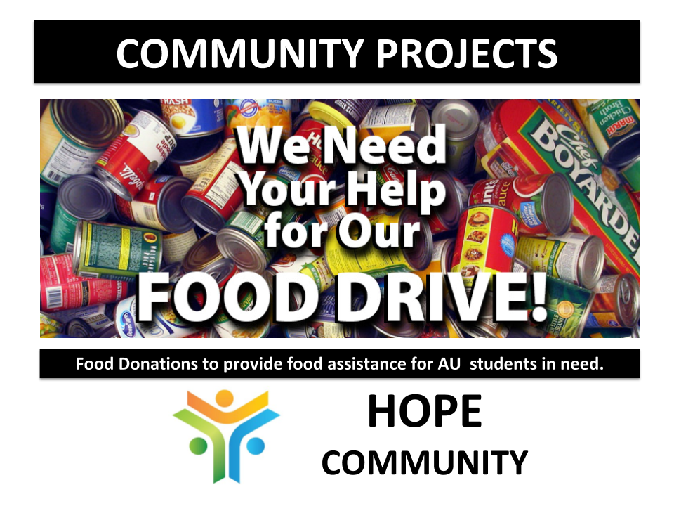Can-food donation drive in conjunction with Auckland University’s Student Association (AUSA). Feel free to donate can food or cash donation to help students in need.