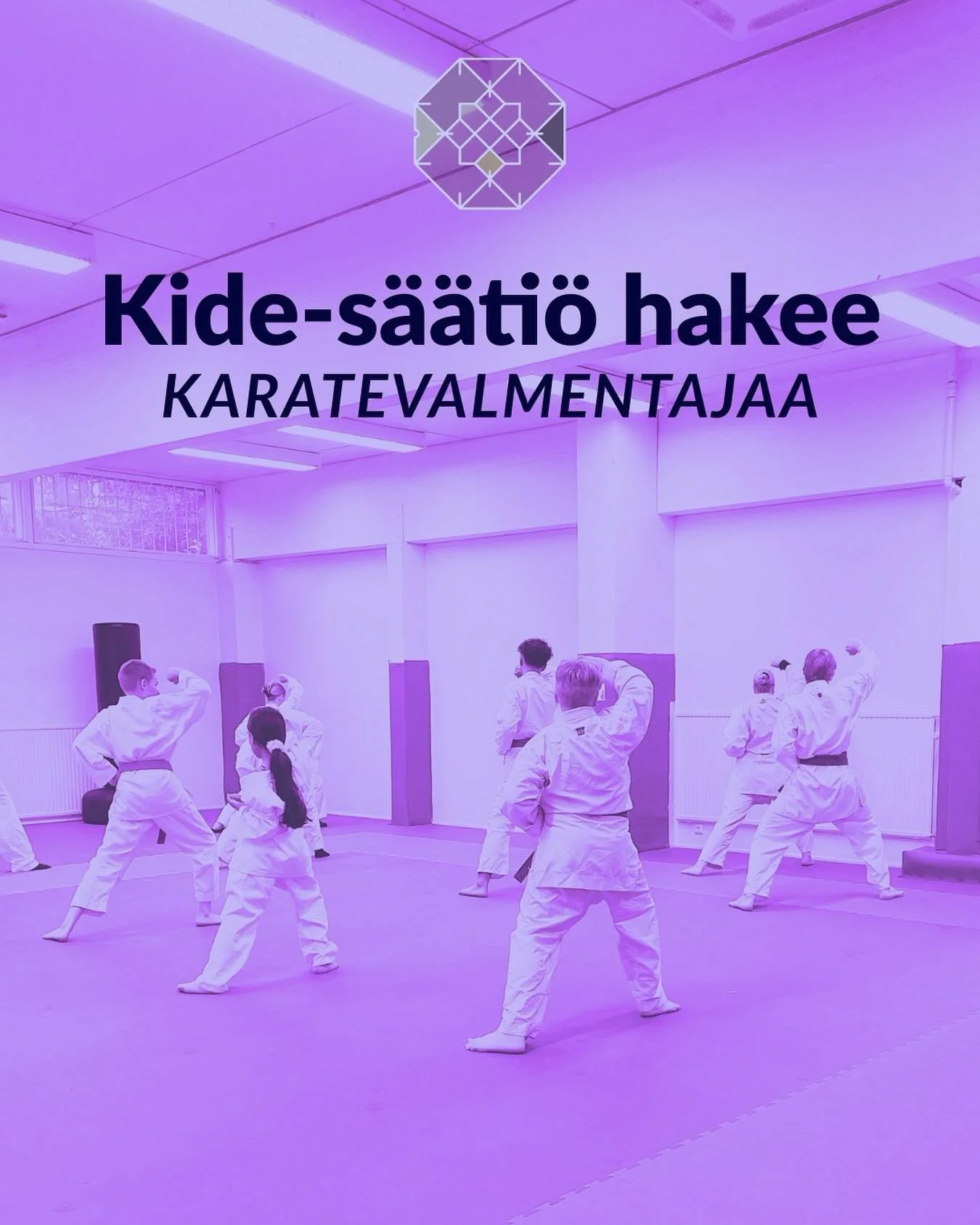 Kide-s&auml;&auml;ti&ouml; hakee karatevalmentajaa!💜

Kide-s&auml;&auml;ti&ouml; etsii tarvittaessa t&ouml;ihin kutsuttavaa karatevalmentajaa lasten ja perheiden iltoihin.

📍 Kontula, Helsinki
⏱️ Ti, Ke &amp; To iltavuorot (1,5&ndash;3 h)
📆 M&auml