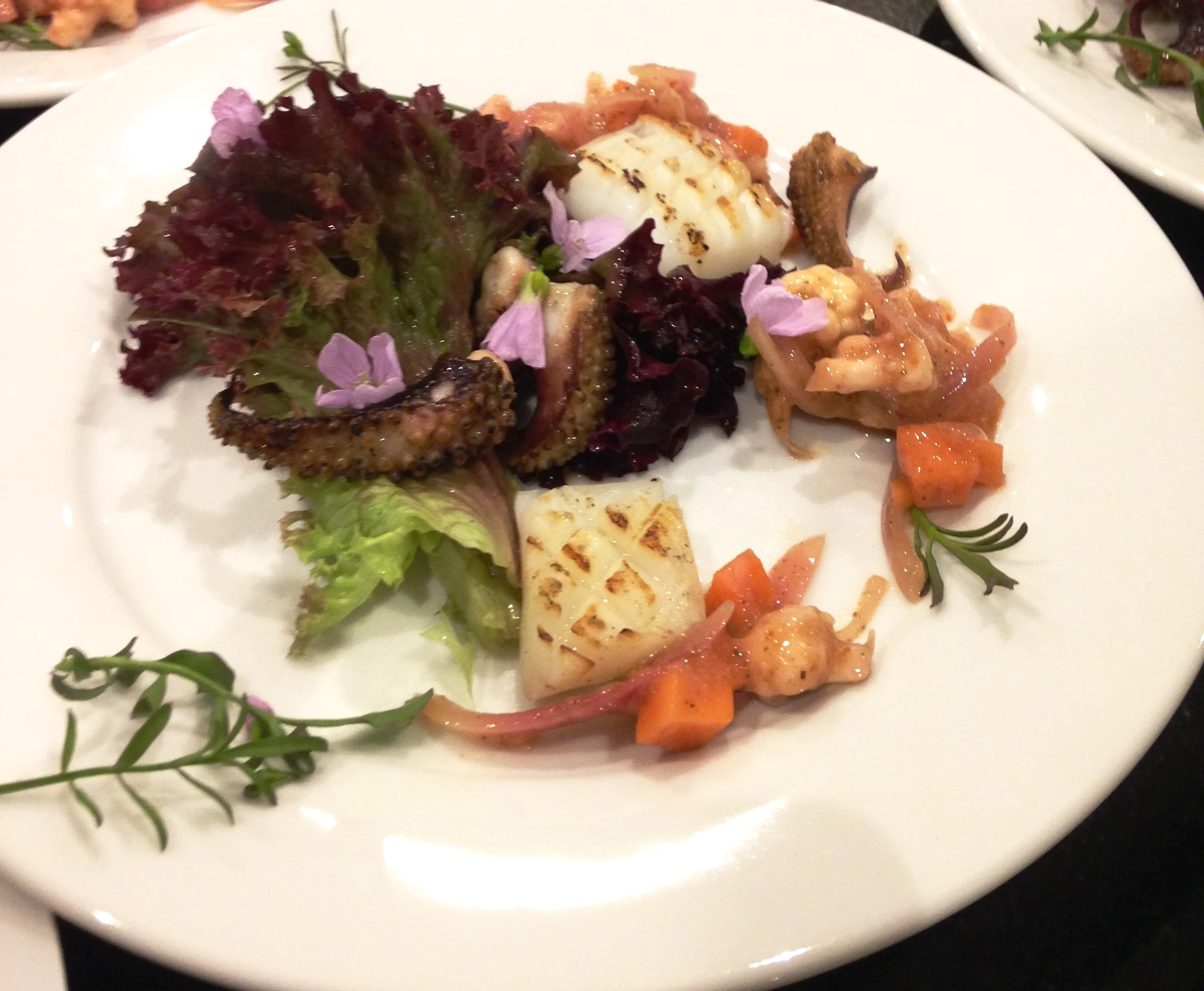  Cuttlefish, lardo, piccalilli ferment 