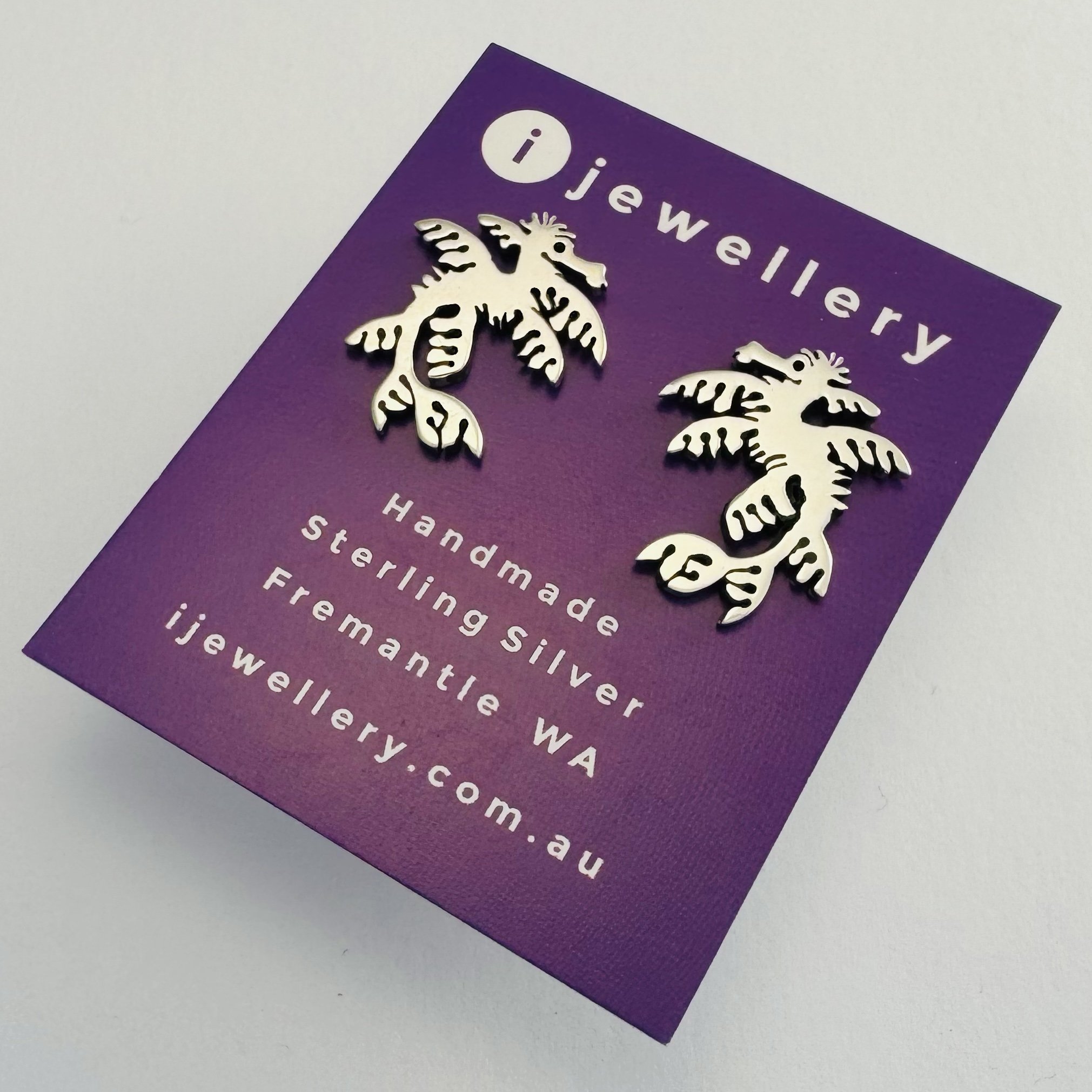 Leafy Sea Dragon Stud Earrings (2).jpg