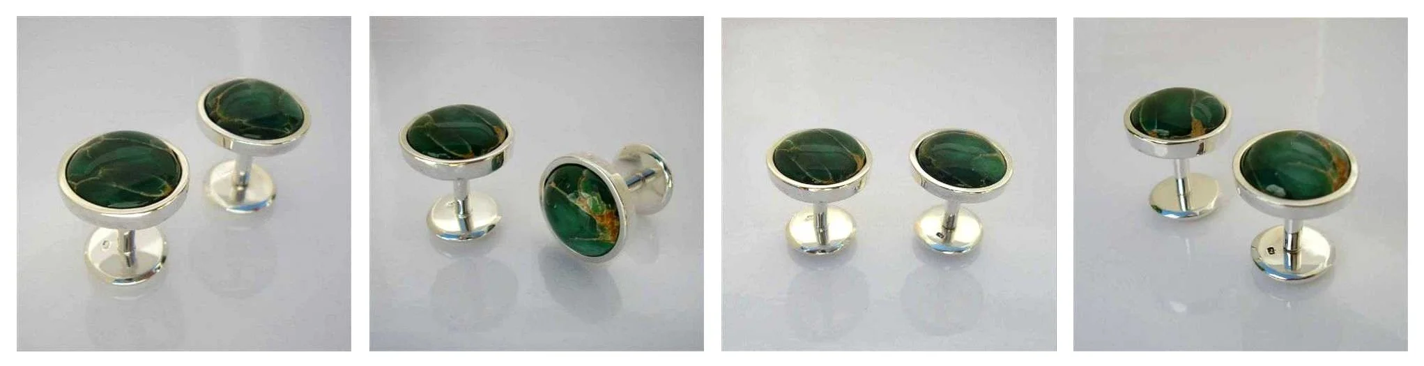  Rare Australian Variscite Cuff Links created for the Prime Minister and Cabinet of Australia