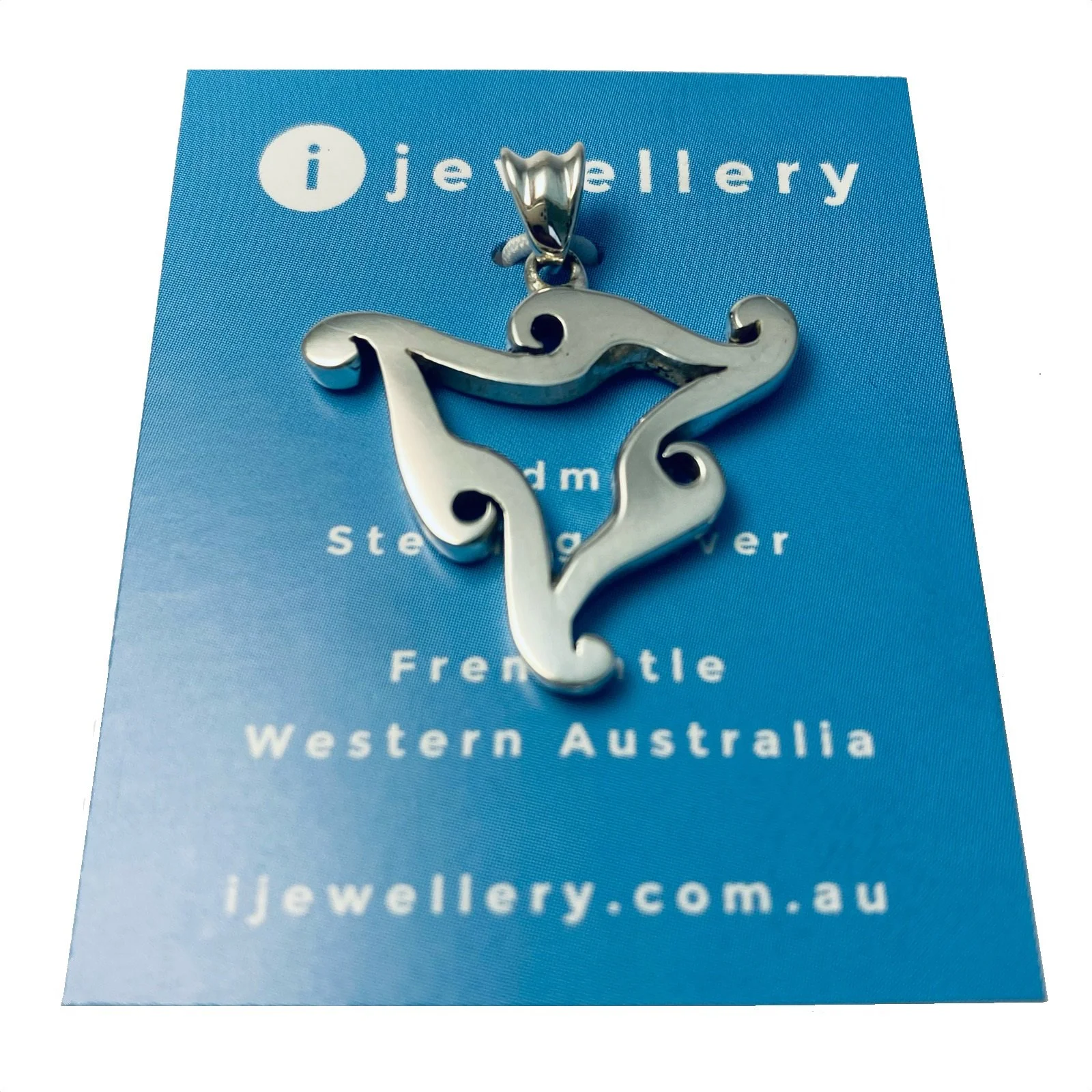 Silver Ocean Pendant — i j e w e l l e r y