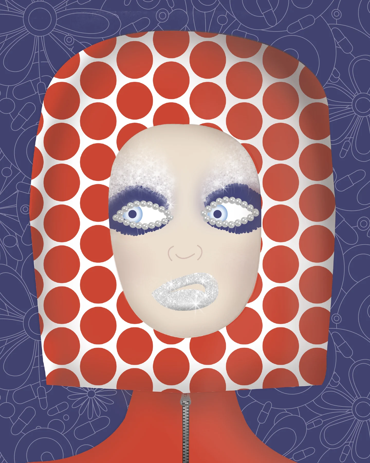 Cardin Hat (8 x 10 on paper)