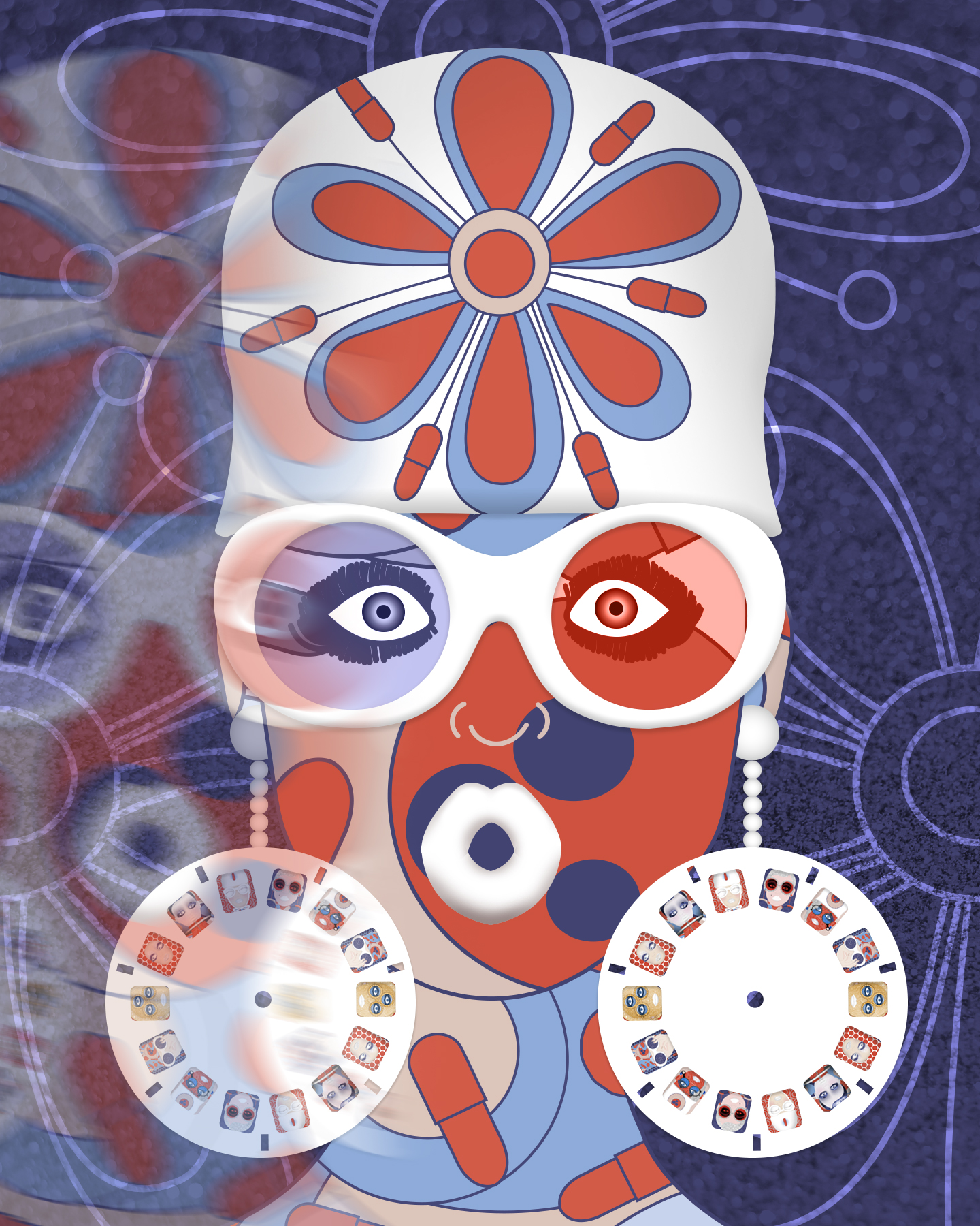 Did Someone Put Something Funny in the Punch? (8 x 10 on paper)