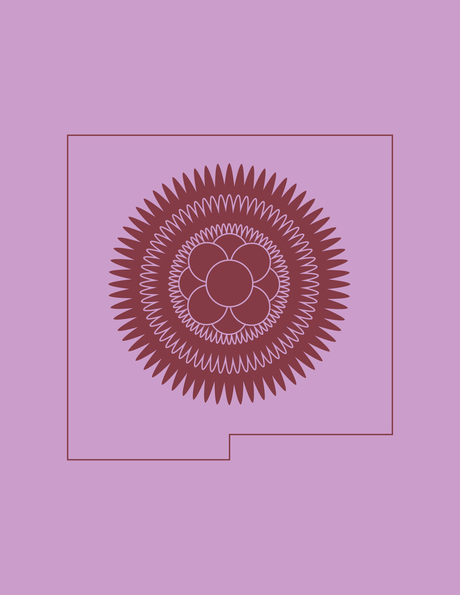 Visual Mantra (Reversal), 2018 Archival pigment on paper 11 in. x 8.5 in. (27.94 cm. x 21.59 cm.) Inquiries