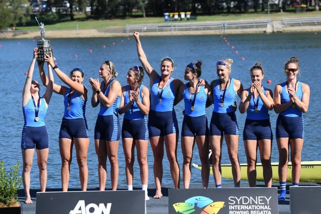Talia, far left, after winning the Queens Cup
