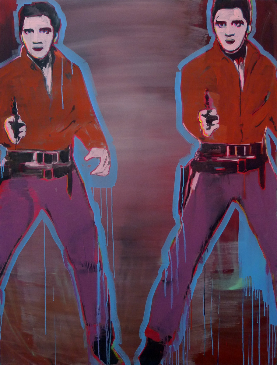 Untitled (Double Elvis, Color)
