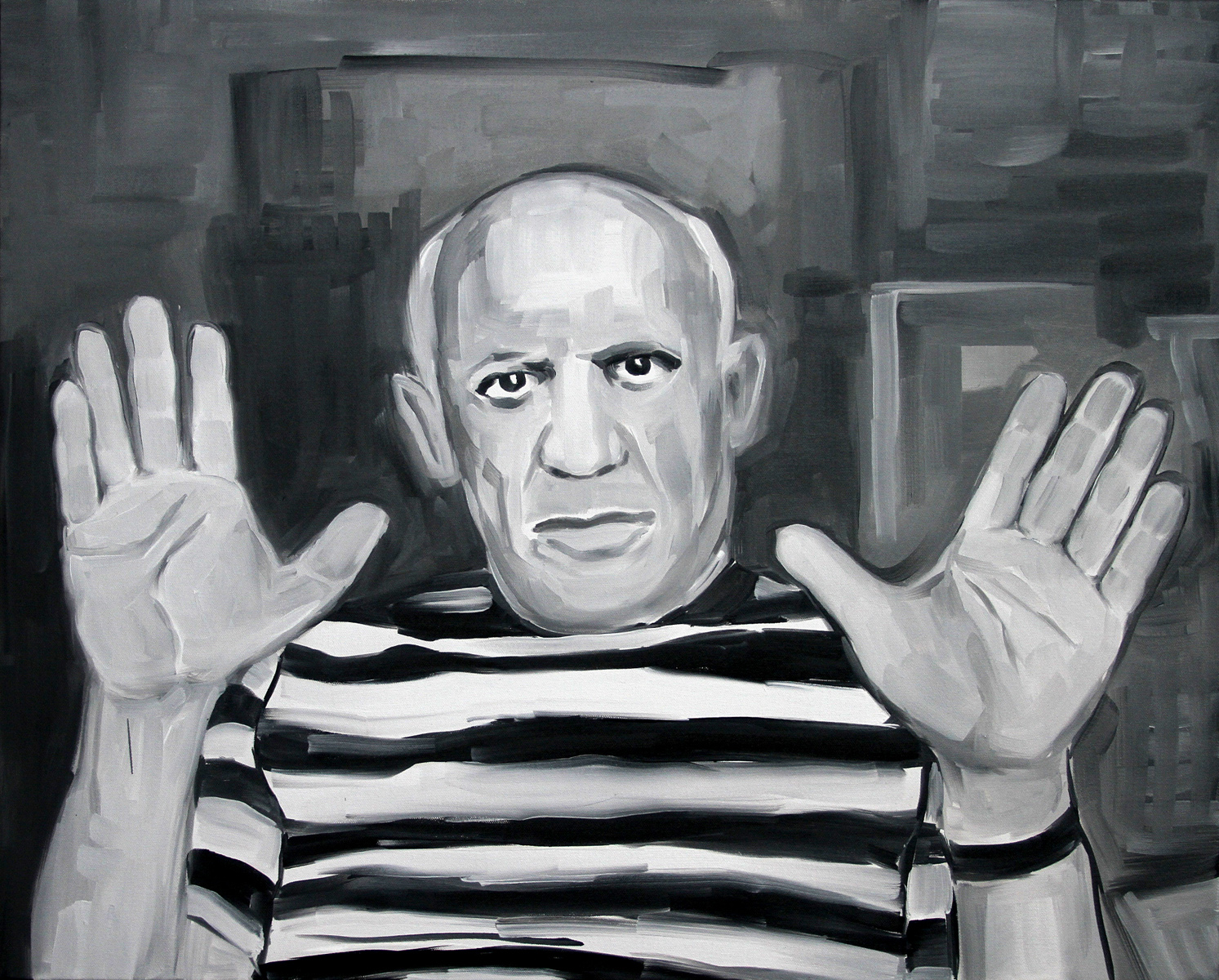 Picasso Lifting Hands (Full)